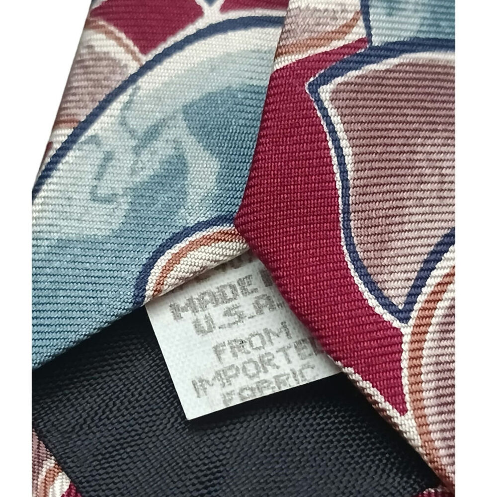Oscar de la Renta Abstract Tie OS - Picture 3 of 6